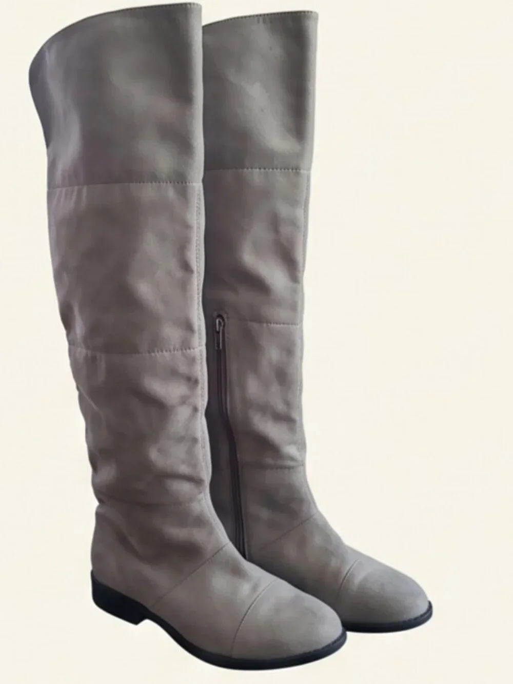 American Eagle over the kneee faux-suede boots/ in size 8